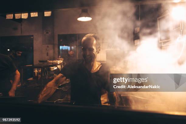 fast food grill - greek chef stock pictures, royalty-free photos & images