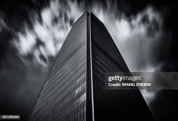 china world trade center tower 3 - china world trade center stock pictures, royalty-free photos & images