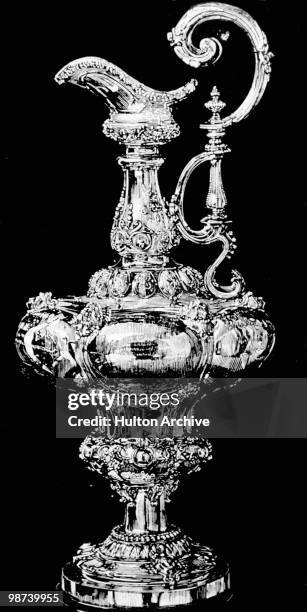 The America's Cup sailing trophy, founded in 1851.