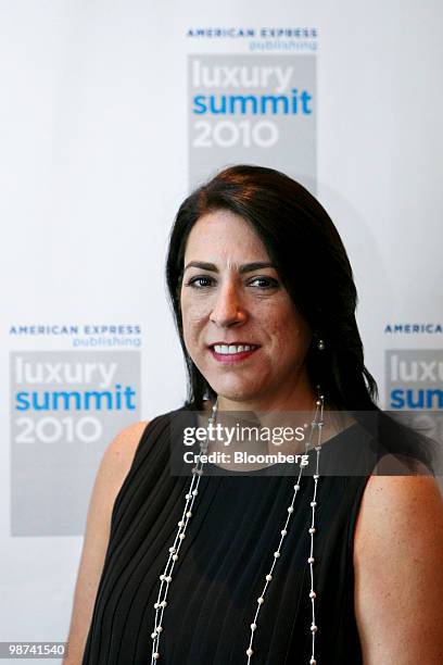 Cynthia McFarlane, president of Saatchi & Saatchi Ltd.'s Latin America unit and chairman of Conill, stands for a photo during the Luxury Summit 2010...