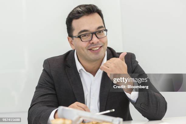 Daniel Lima, investment director of Fundacao Petrobras de Seguridade Social , speaks during an interview in Sao Paulo, Brazil, on Friday, June 29,...