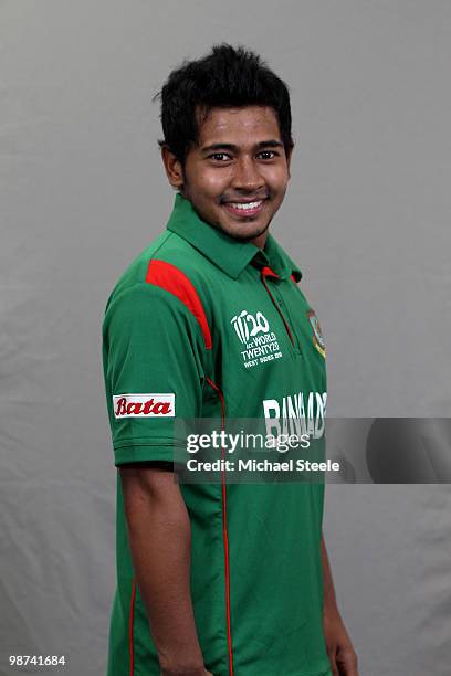 Mushfiqur Rahim of Bangladesh T20 ICC World Cup squad on April 29, 2010 in Bridgetown, Barbados.