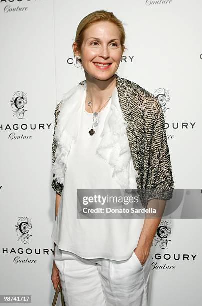 Actress Kelly Rutherford arrives at the debut of Chagoury Couture by designer Gilbert A. Chagoury held at the Pacific Design Center on April 28, 2010...