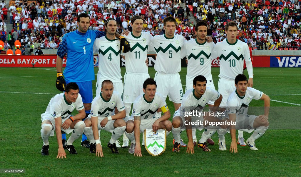 Slovenia v England - 2010 FIFA World Cup Group C