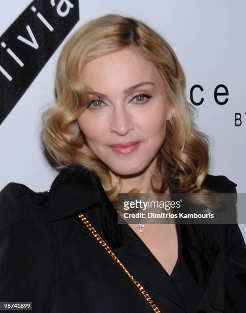 Madonna attends the 2nd Annual Bent on Learning Benefit at The Puck Building on April 28, 2010 in New York City.