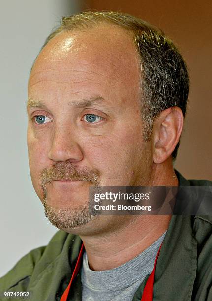 Bradley Birkenfeld, a former UBS AG banker, speaks during an interview at Schuylkill County Federal Correctional Institution in Minersville,...
