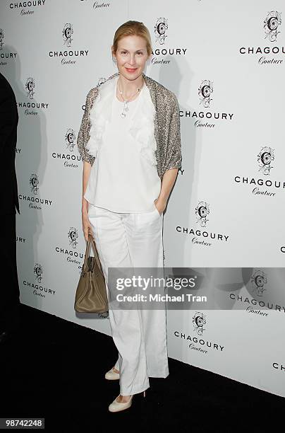 Kelly Rutherford arrives to Gilbert Chagoury Couture fashion show held at Pacific Design Center on April 28, 2010 in West Hollywood, California.