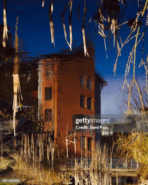 a house distorted - paju stock pictures, royalty-free photos & images