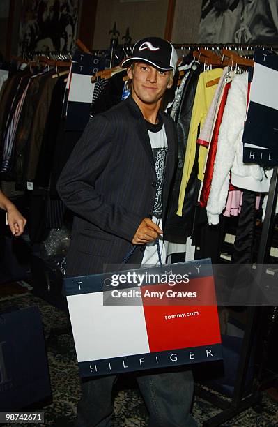 Aaron Carter at Tommy Hilfiger