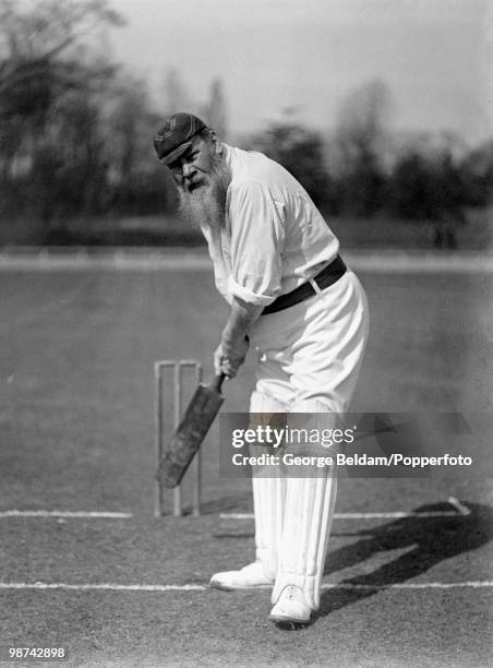 Dr WG Grace , Gloucestershire, London County, and England, circa 1902.