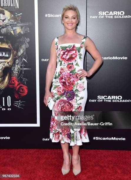 Actress Elisabeth Rohm attends Columbia Pictures' 'Sicario: Day of the Soldado' Premiere at Regency Village Theatre on June 26, 2018 in Westwood,...
