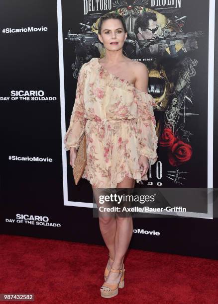 Actress Jennifer Morrison attends Columbia Pictures' 'Sicario: Day of the Soldado' Premiere at Regency Village Theatre on June 26, 2018 in Westwood,...