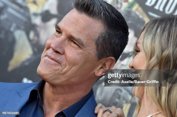 Actor Josh Brolin and Kathryn Boyd attend Columbia Pictures' 'Sicario: Day of the Soldado' Premiere at Regency Village Theatre on June 26, 2018 in...