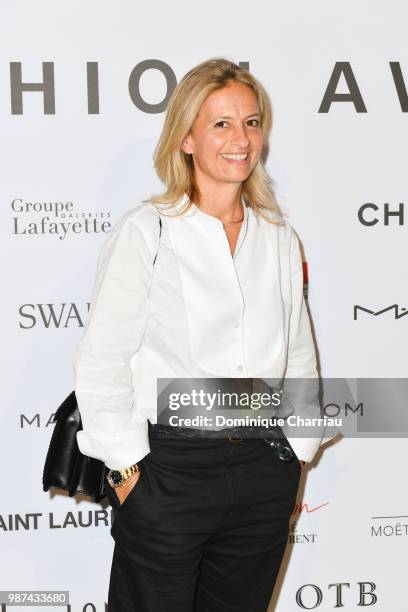 Delphine Perroy attend the Andam Fashion Awards 2018 Ceremony at Ministere de la Culture on June 29, 2018 in Paris, France.