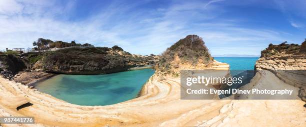 seashore of sidari - evgeni dinev stock pictures, royalty-free photos & images