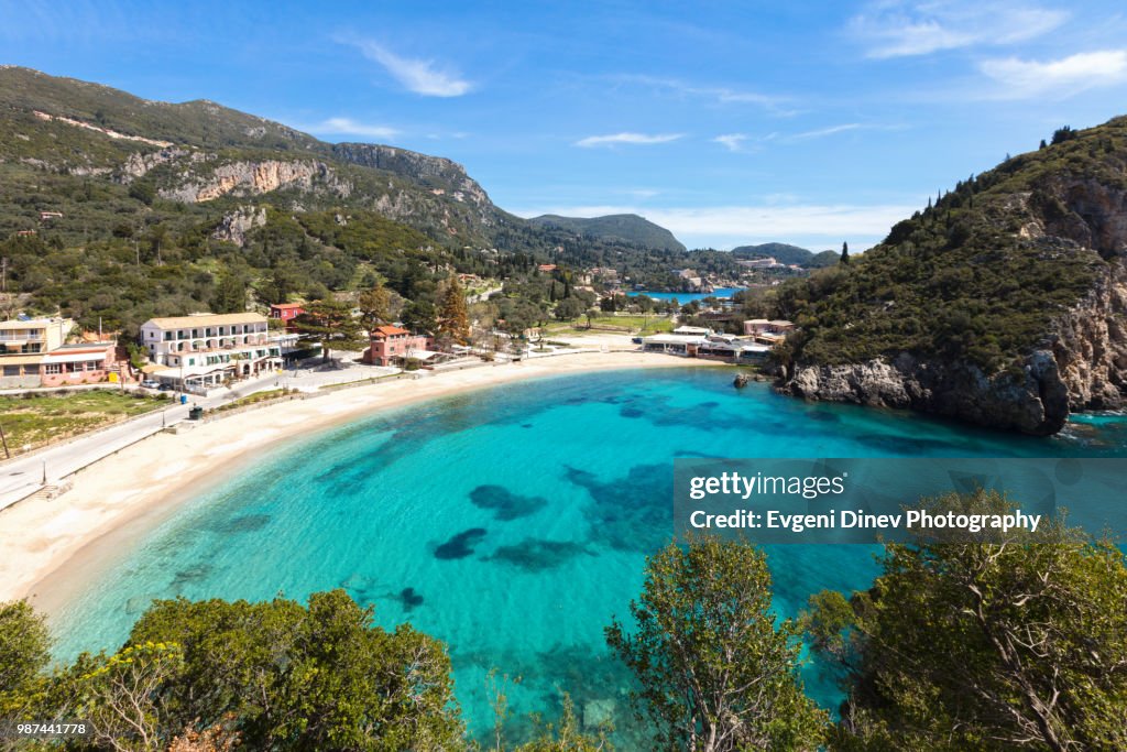 Palaiokastritsa beach