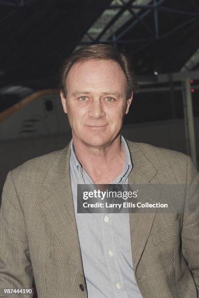 English actor Anthony Head, who appears as the character Rupert Giles in the television series 'Buffy the Vampire Slayer', pictured at Waterloo...