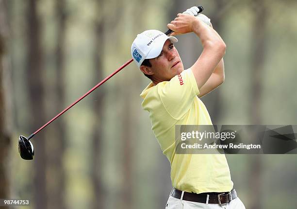 Richard Kind of The Netherlands in action during the first round of the Turkish Airlines Challenge hosted by Carya Golf Club on April 29, 2010 in...