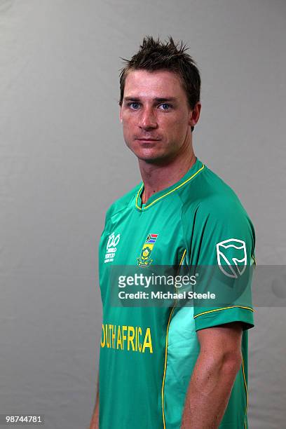 Dale Steyn of South Africa ICC T20 World Cup squad on April 29, 2010 in Bridgetown, Barbados.