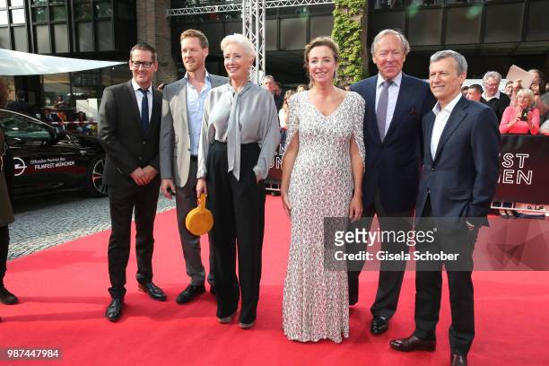 Holger Fuchs, Concorde Film, Herbert Kloiber jr., Emma Thompson, Diana Iljine, Herbert Kloiber, Duncan Kenworthy attend the Cine Merit Award Gala...