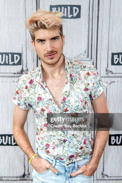 Joey Graceffa discusses "The Savant" with the Build Series at Build Studio on June 29, 2018 in New York City.