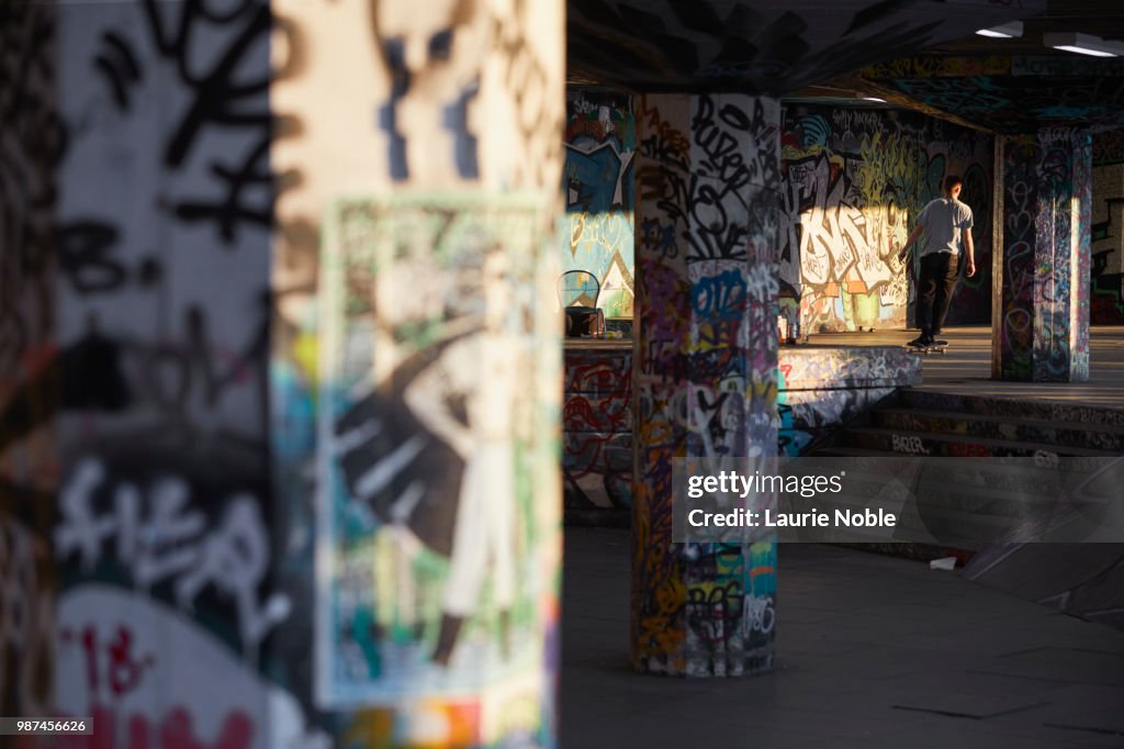 Undercroft skate park, Southbank, London, England