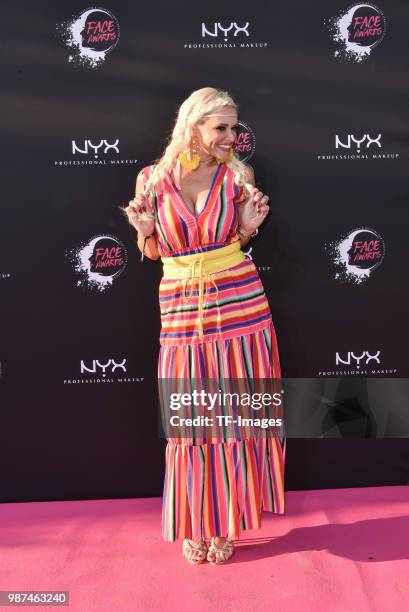 Daniela Katzenberger attends the NYX Face Awards 2018 on June 27, 2018 in Berlin, Germany.