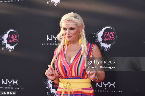 Daniela Katzenberger attends the NYX Face Awards 2018 on June 27, 2018 in Berlin, Germany.