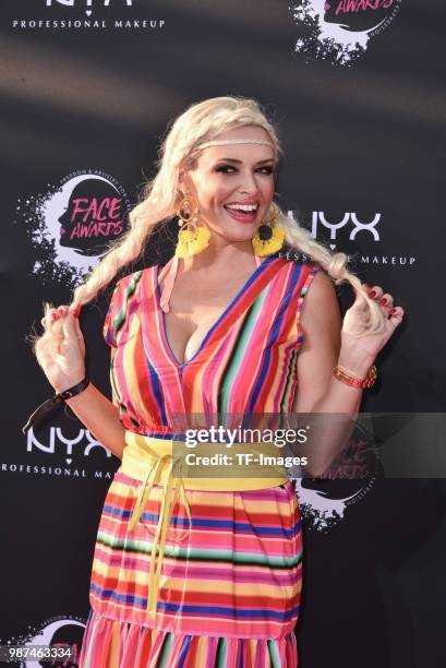 Daniela Katzenberger attends the NYX Face Awards 2018 on June 27, 2018 in Berlin, Germany.