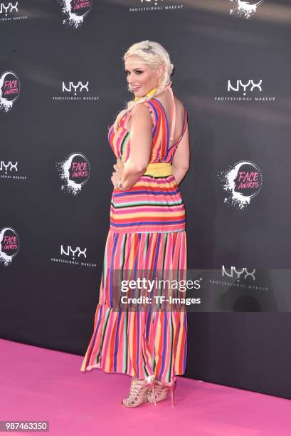 Daniela Katzenberger attends the NYX Face Awards 2018 on June 27, 2018 in Berlin, Germany.