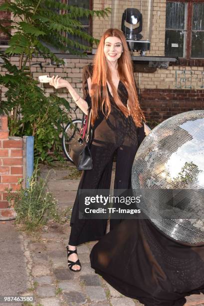 Klaudia Giez attends the NYX Face Awards 2018 on June 27, 2018 in Berlin, Germany.