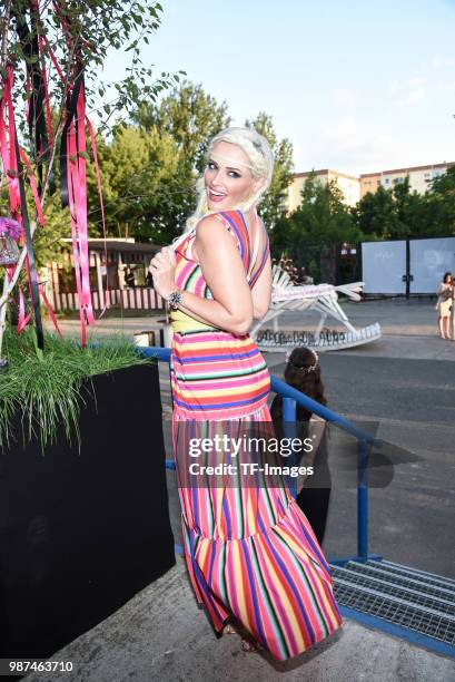 Daniela Katzenberger attends the NYX Face Awards 2018 on June 27, 2018 in Berlin, Germany.