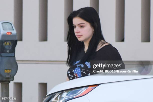 Ariel Winter is seen on June 29, 2018 in Los Angeles, California.