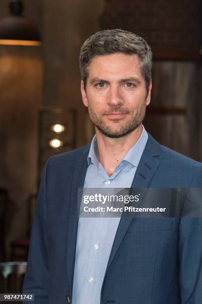 Presenter Ingo Zamperoni attends the Koelner Treff TV Show at the WDR Studio on June 29, 2018 in Cologne, Germany.