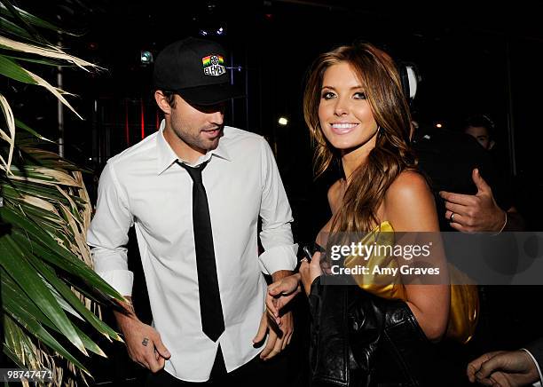 Television personalities Brody Jenner and Audrina Patridge attend Sylvain Bitton and JT Torregiani's birthday celebration at Les Deux on April 28,...