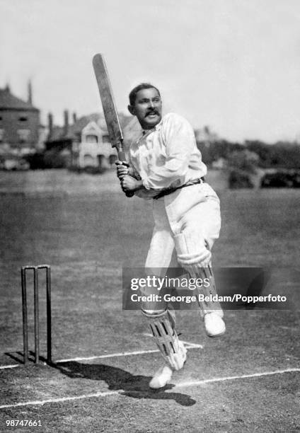 Kumar Shri Ranjitsinhji, Sussex and England, circa 1905.