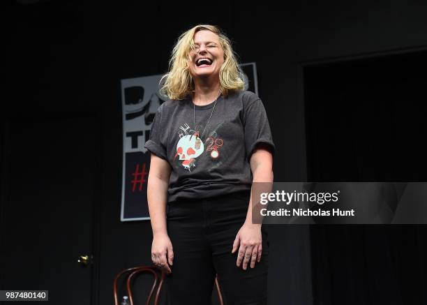 Amy Poehler attends the UCB's 20th Annual Del Close Improv Marathon Press Conference at UCB Theatre on June 29, 2018 in New York City.