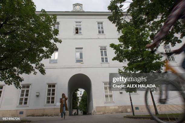 The building wing between courtyard 7 and 8 of the Old General Hospital where pioneering scientist Ignaz Phillip Semmelweis practiced as a doctor is...