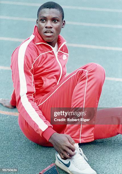 Carl Lewis, circa 1980s.