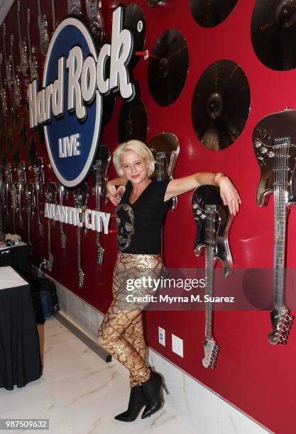 Dorinda Medley attends the Carrie Underwood concert at The Hard Rock Live venue at the Opening Weekend at Hard Rock Hotel & Casino Atlantic City on...