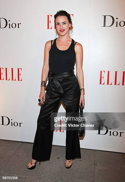 Actress Alexandra de la Mora attends Elle Mexico Diseña 2010 at Museo Interactivo De Economia on April 28, 2010 in Mexico City, Mexico.