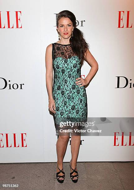 Actress Iliana Fox attends Elle Mexico Diseña 2010 at Museo Interactivo De Economia on April 28, 2010 in Mexico City, Mexico.