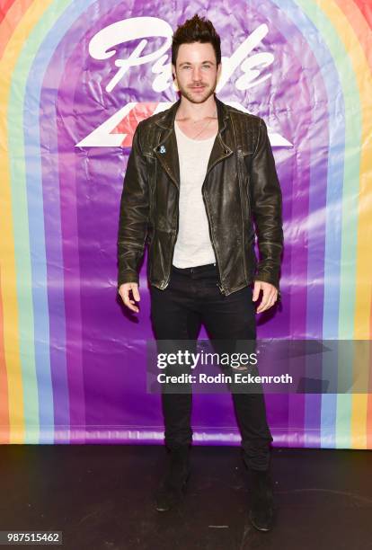 Brandon Stansell arrives at "Live Telethon" with three-hour variety show "Pride Live" on GLAAD YouTube at YouTube Space LA on June 29, 2018 in Los...