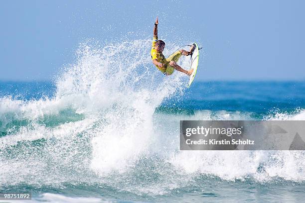 Hobgood of the United States of America surfs during the 2010 Santa Catarina Pro on April 29, 2010 in Santa Catarina, Brazil.