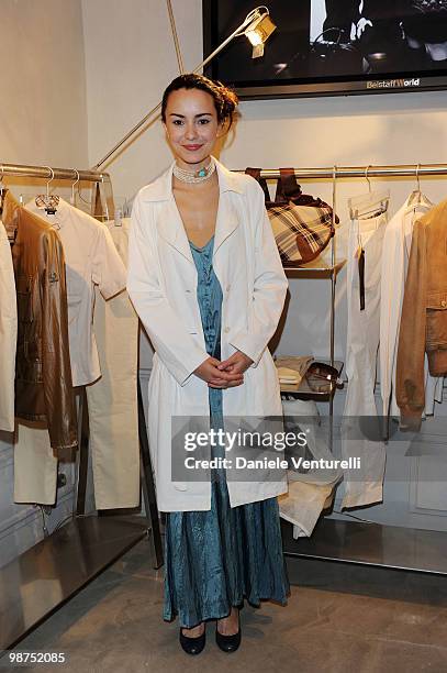 Caterina Misasi attends a cocktail party for the premiere of 'Iron Man 2' at the Belstaff flagship store on April 29, 2010 in Rome, Italy.