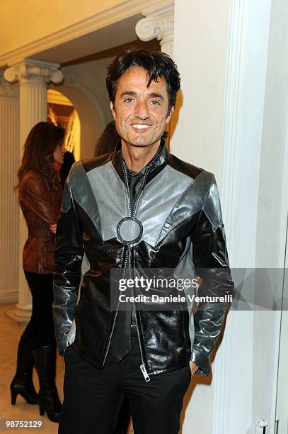 Giulio Base attends a cocktail party for the premiere of 'Iron Man 2' at the Belstaff flagship store on April 29, 2010 in Rome, Italy.