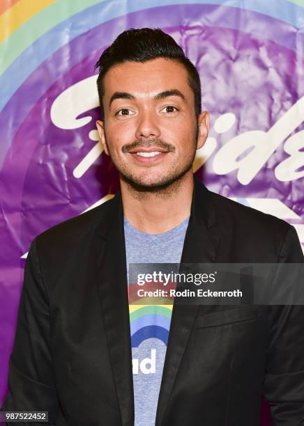 Anthony Allen Ramos arrives at "Live Telethon" with three-hour variety show "Pride Live" on GLAAD YouTube at YouTube Space LA on June 29, 2018 in Los...