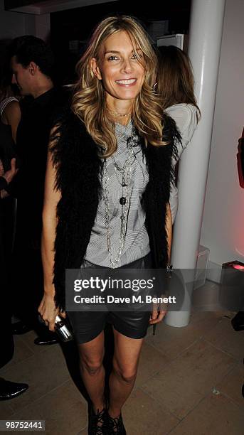 Kim Hersov attends the Sunglass Hut flagship store opening party at Sunglass Hut on April 29, 2010 in London, England.