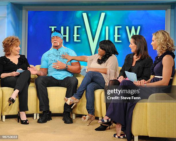 Hulk Hogan was a guest on "THE VIEW," Thursday, April 29,2010 airing on the Disney General Entertainment Content via Getty Images Television Network....