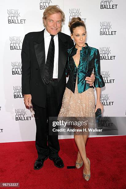 Ballet Master in Chief Peter Martins and Sarah Jessica Parker attend the 2010 New York City Ballet Spring Gala at the David H. Koch Theater, Lincoln...
